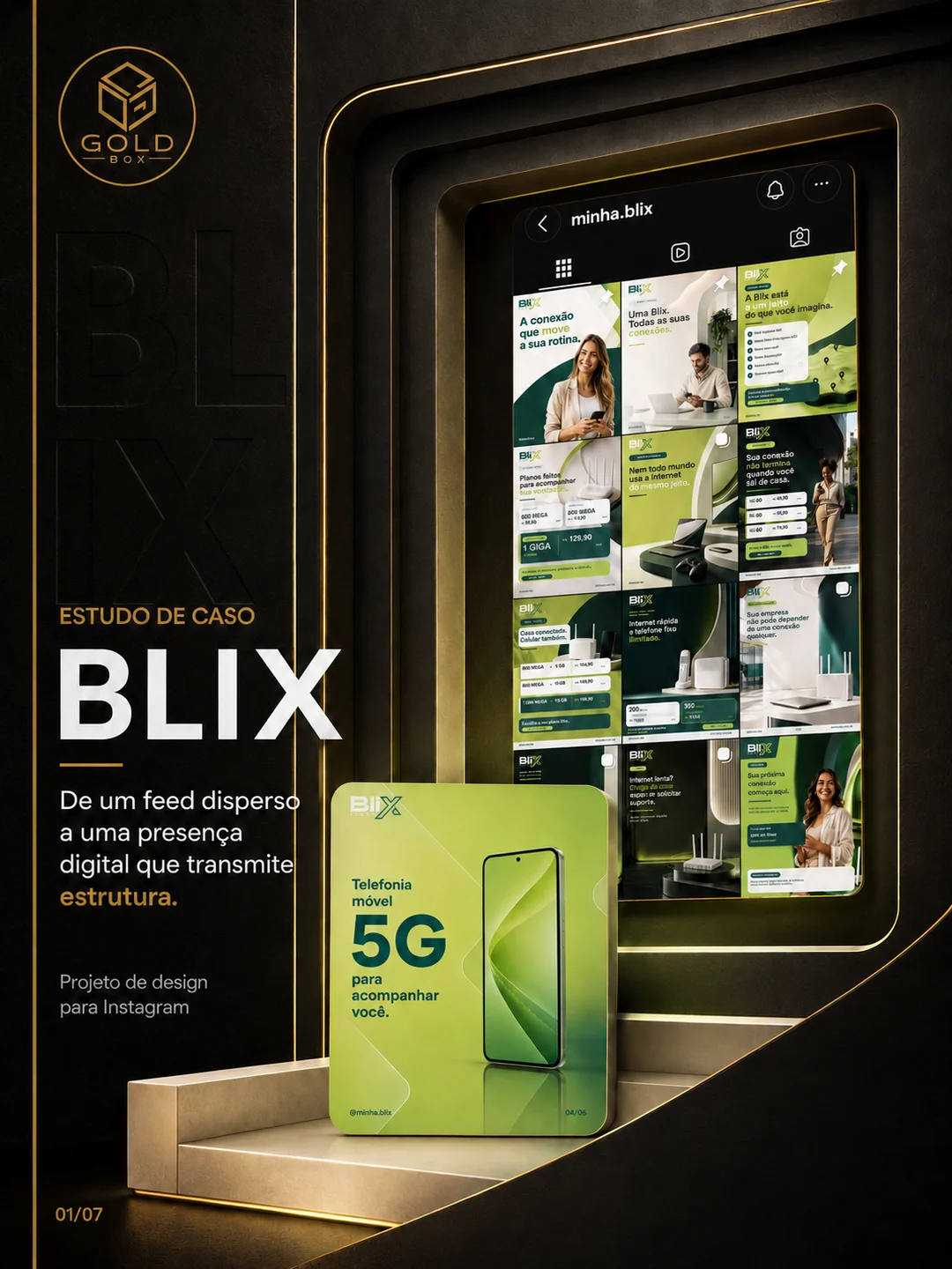 Abertura do estudo de caso Blix